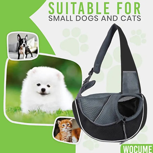 Carrying Pets Bag Women Outdoor Portable Crossbody Bag For Dogs Cats Pet Products